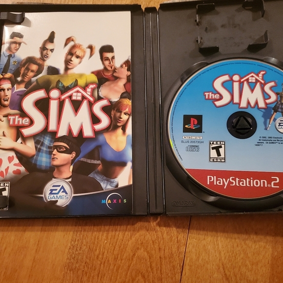 The Sims (PlayStation 2, 2002) Greatest Hits Purple Disc - Picture 4 of 5